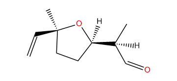 (betaR,2R,5S)-2-(Tetrahydro-5-methyl-5-vinylfuran-2-yl)-propanal